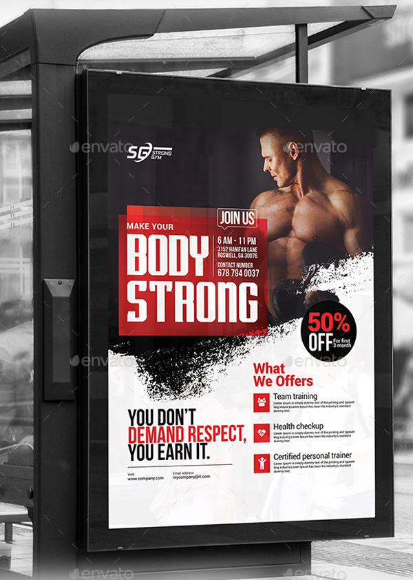 Body Strong Fitness Flyer