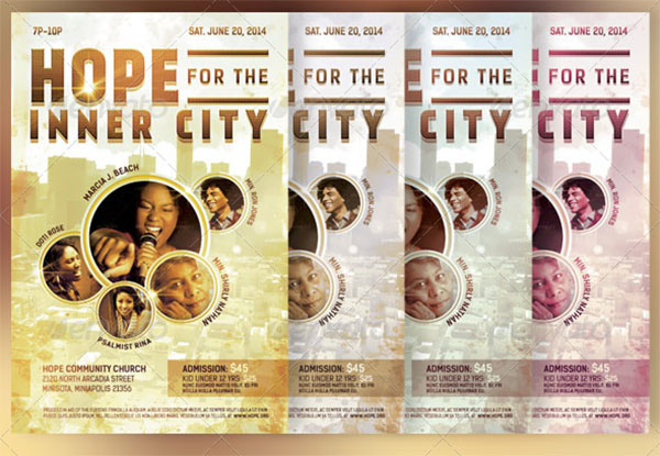 Charity Concert Flyer Template