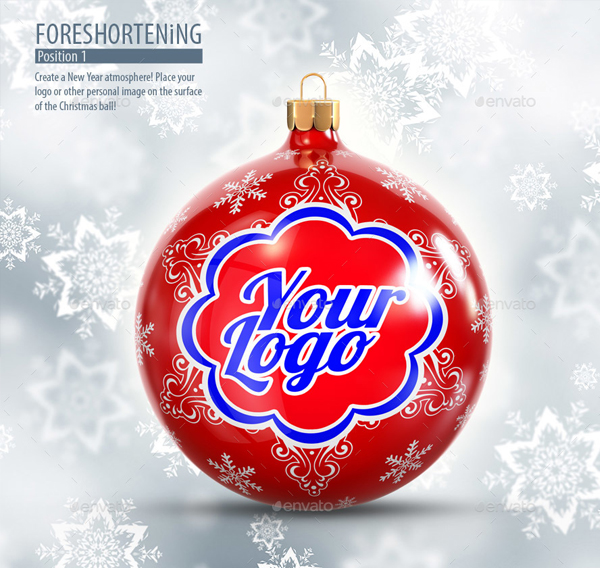 Christmas Ball Mockup