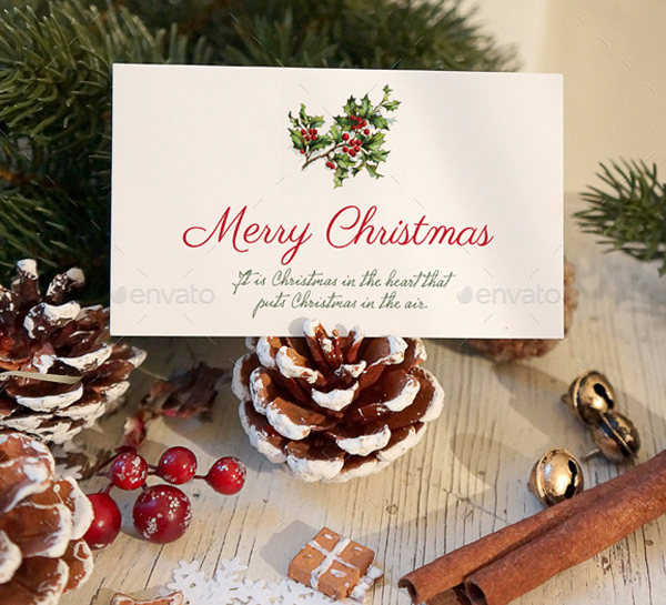 Christmas Card Mockup