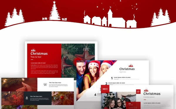 Christmas Happiness PowerPoint Template
