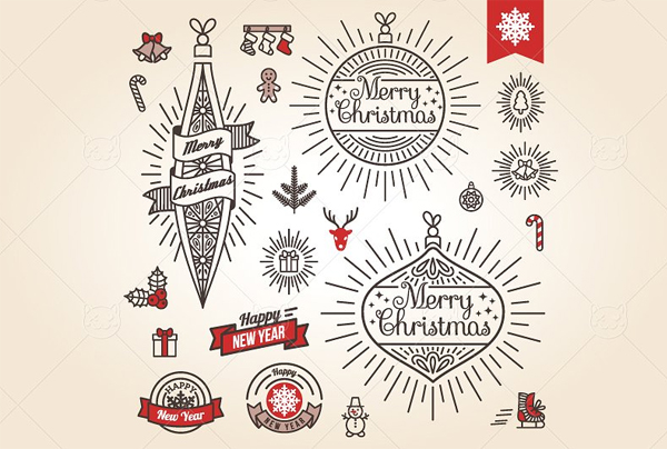 Christmas Labels Template