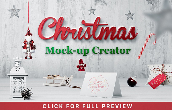 Christmas Mockup Creator