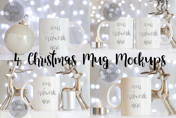 Christmas Mug Mockups