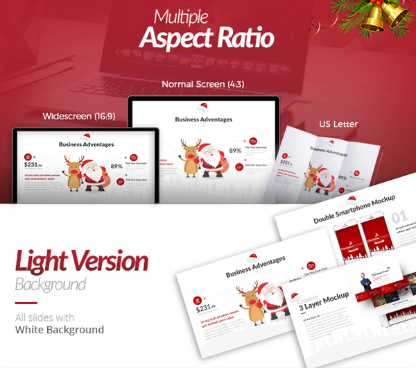 Christmas Package Business PowerPoint Template