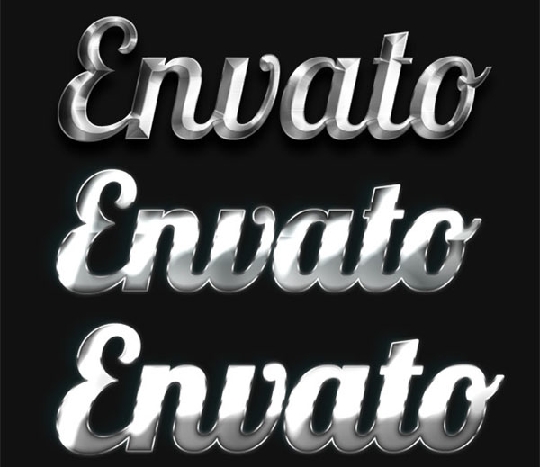 Chrome PSD Text Style
