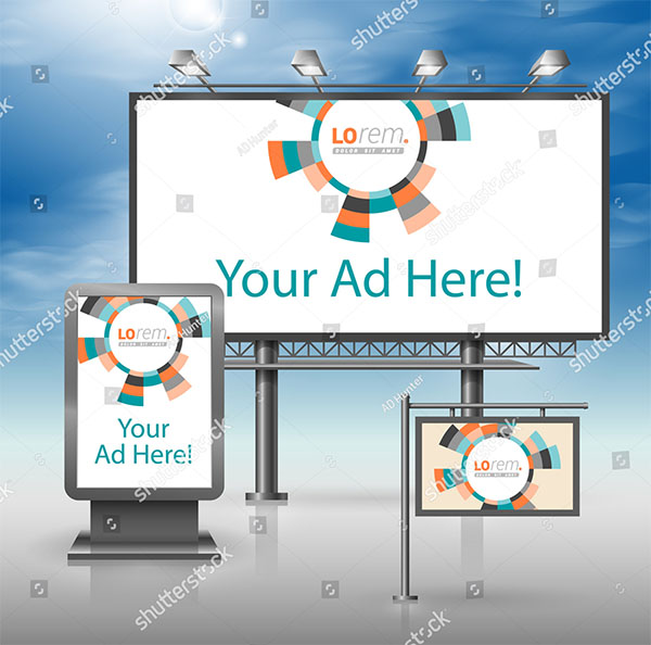 Color Outdoor Advertising Design