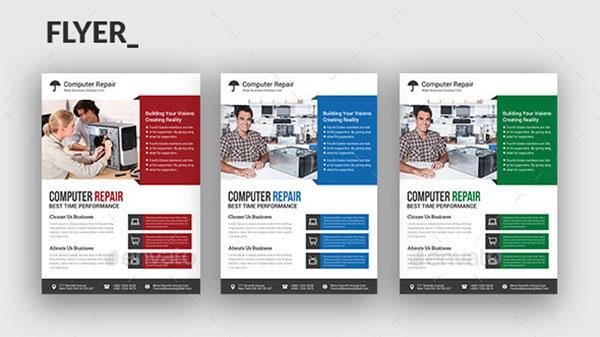 Computer Repair Flyer Templates