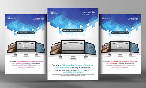 Creative Computer Repair Flyer Template