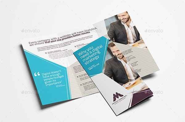Digital Marketing Tri-Fold Brochure Template