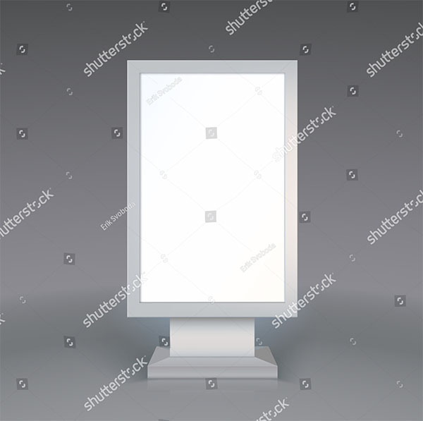 Digital Signage Blank Advertising Billboard