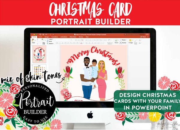 Family Portrait Christmas Card