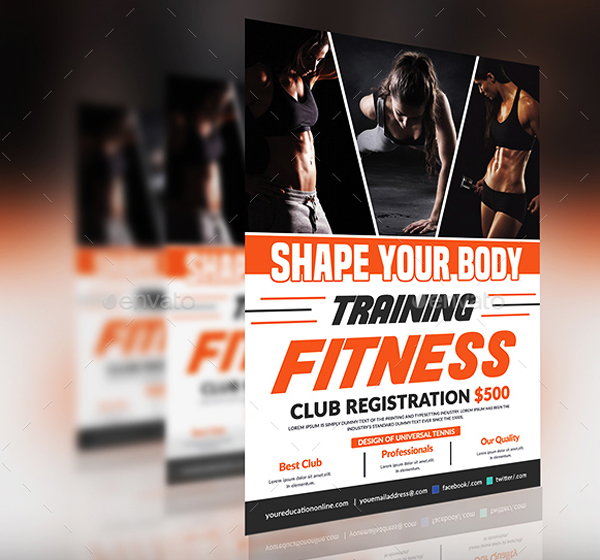 Fitness Training Flyer
