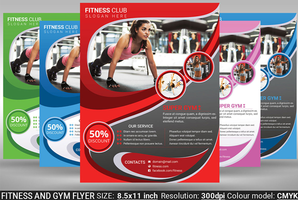 Fitness and Gym Flyer Poster