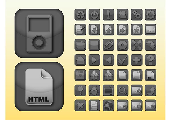 Free Apps Icon Buttons