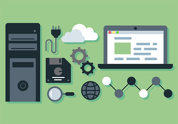 Free Vector Computer Elements