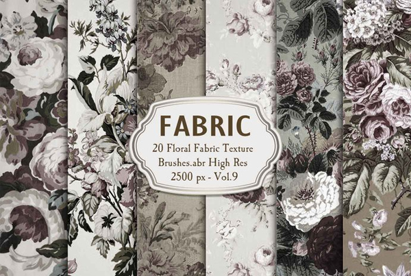 Free Download Retro Floral Brushes