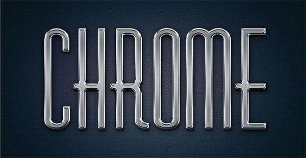 Free Metal Chrome Layer Styles PSD