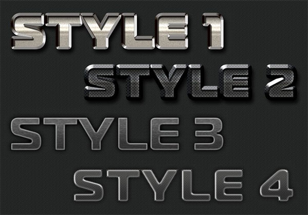 Free Metal Text Style Series