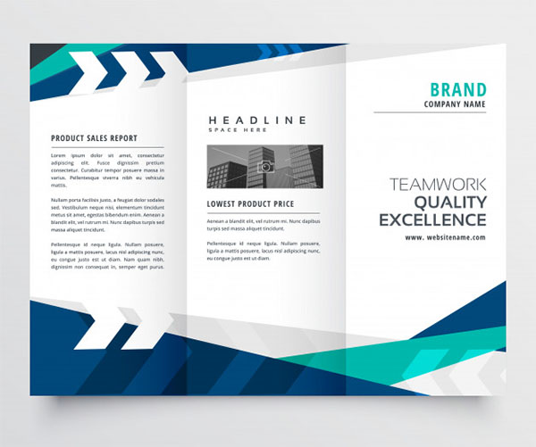 Free Modern Trifold Business Brochure