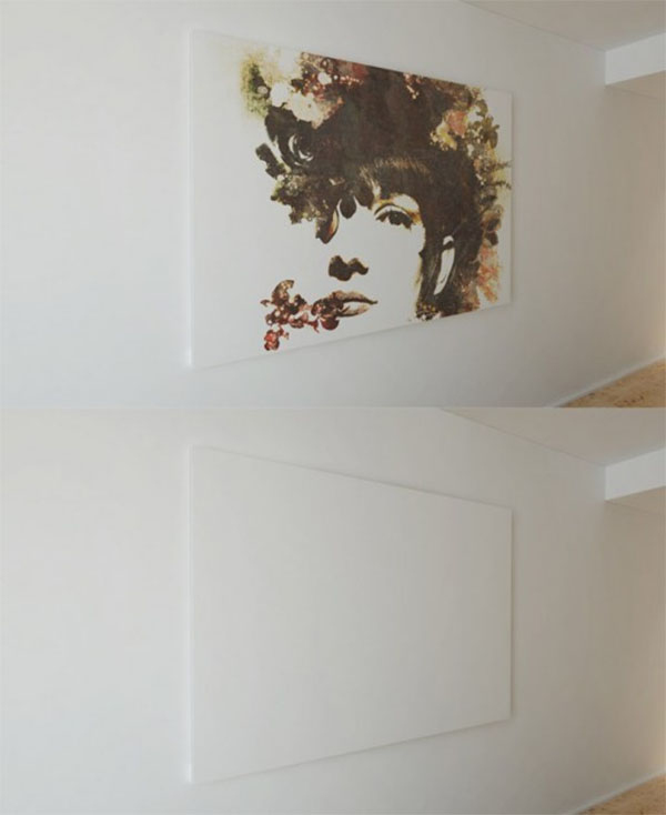 Free PSD Artistic Canvas Mockup