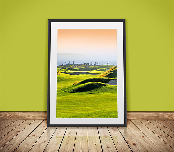 Free PSD Art Work Mockup Design