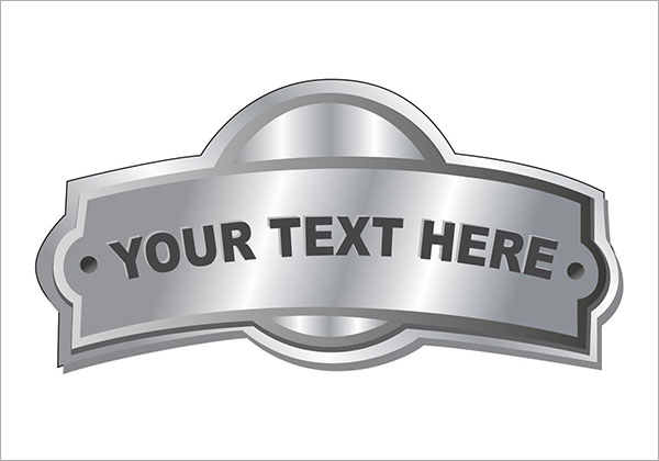 Free Silver Metal Banner