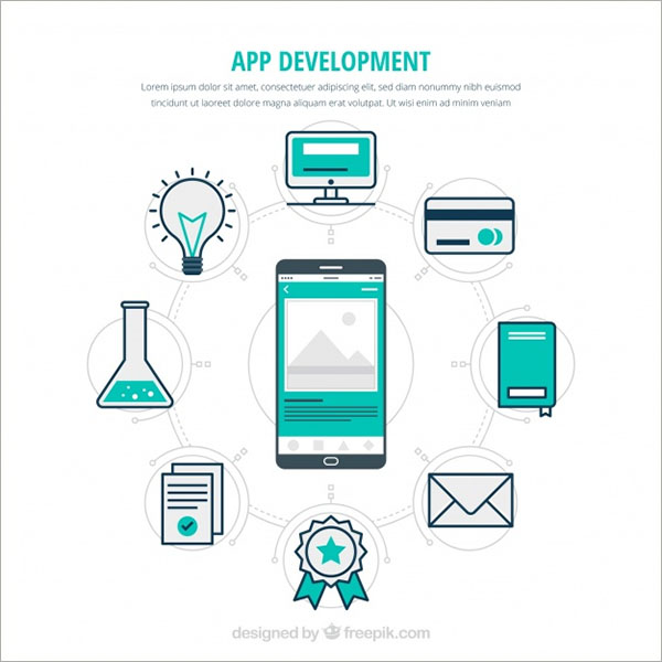 Free Vector App Development Concept Designs