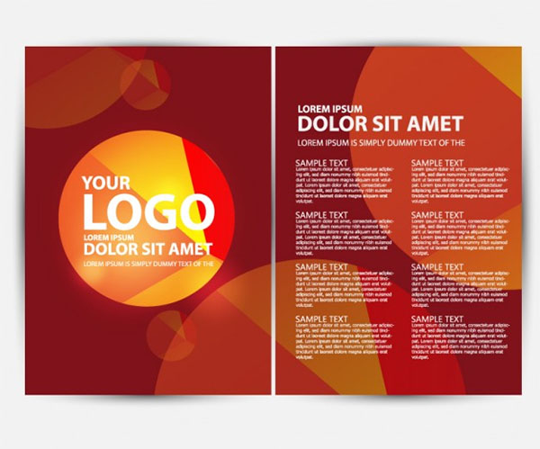 Free Vector Digital Marketing Brochure Template