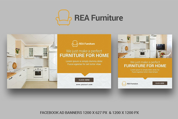 Furniture Facebook AD Banners