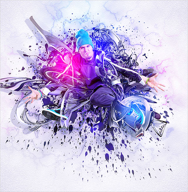 Abstract 2 Photoshop Action