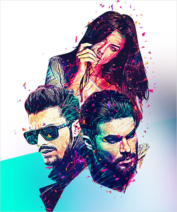 Abstract Color Photoshop Action