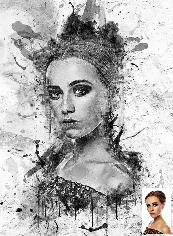 Abstract Impression Photoshop Actions