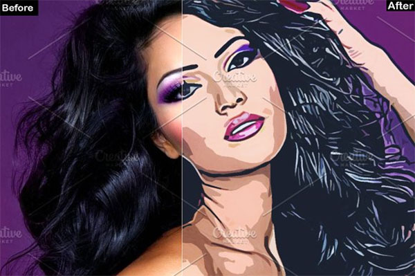 Abstract Painting Photoshop Action