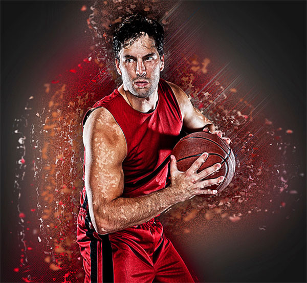 Abstract Photoshop Action Template