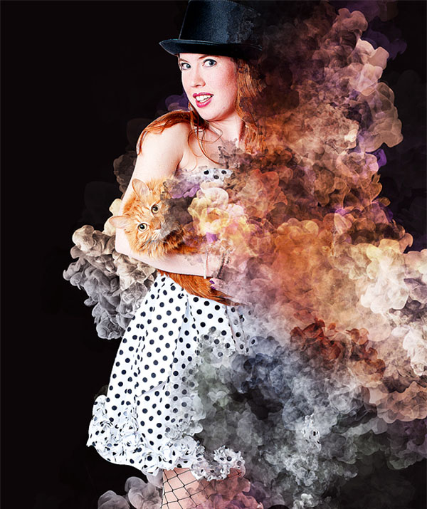 Abstract Smoke Photoshop Action