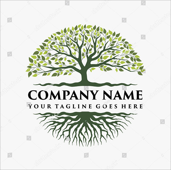 Abstract Vibrant Tree Logo Design