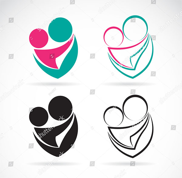 Baby Care Logo Design Template