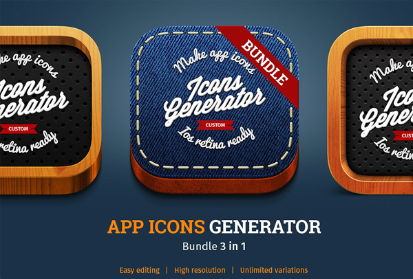 Beautiful App Icons Generator Bundle