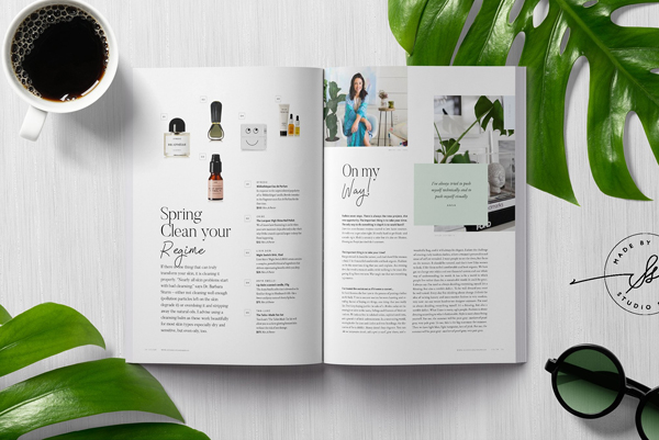 Beautifully Designed Fashion Magazine Template