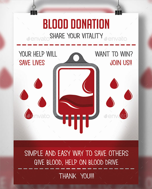 Blood Donation Flyer Template