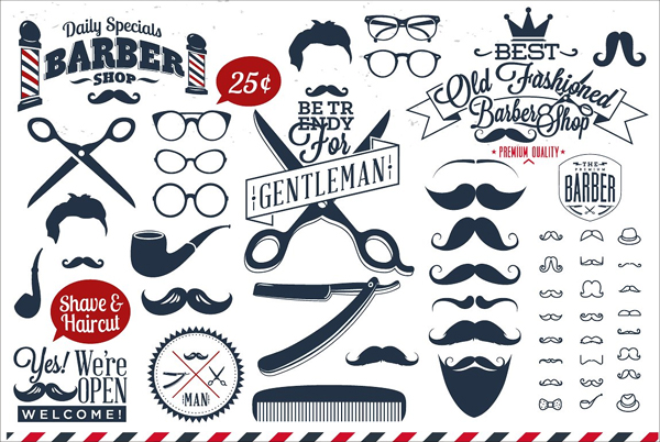 Collection of Barber Shop Logo