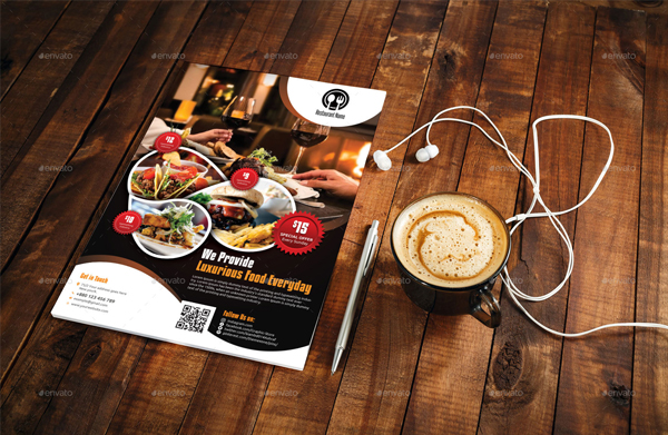 Customize Restaurant Flyer Template