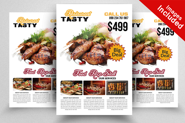 Elegant Restaurant Flyer Template