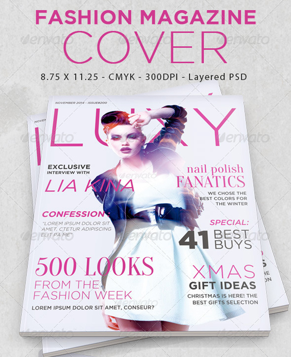 Fashion Magazine Cover