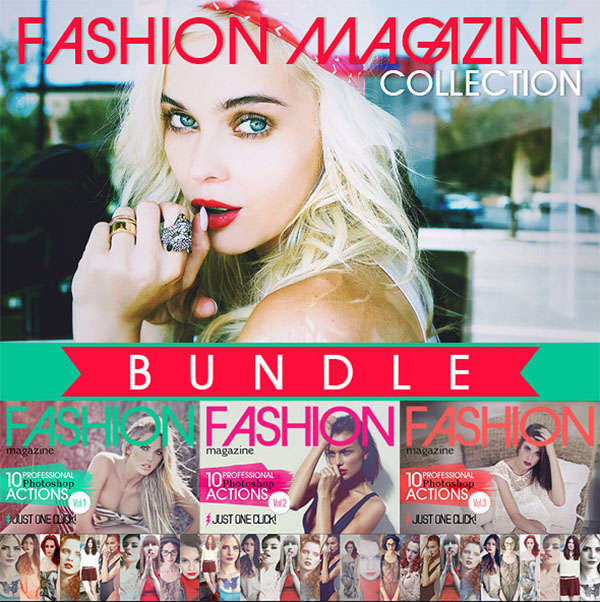 Fashion Magazine Photoshop Collection