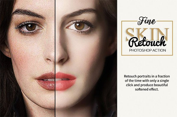 Fine Skin Retouch PSD Action