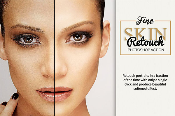 Fine Skin Retouch Photoshop Action