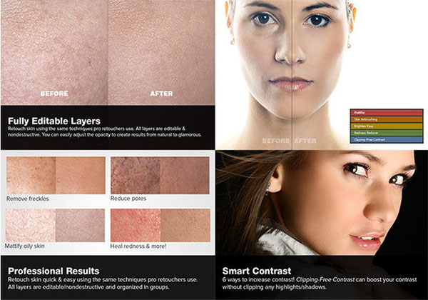 Free Skin Retouching Actions