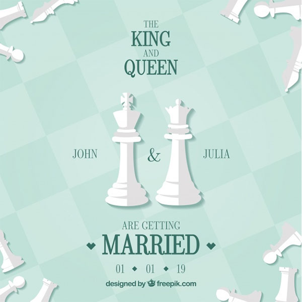 Free Vector Chess Pieces Template